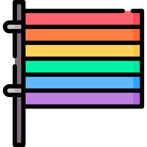 レインボーフラッグ Special Lineal color icon