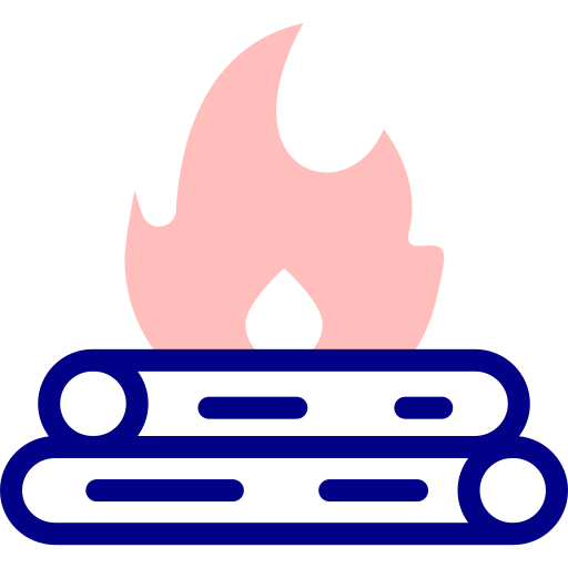 lagerfeuer Detailed Mixed Lineal color icon