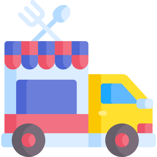 ciężarówka z żywnością Special Flat ikona