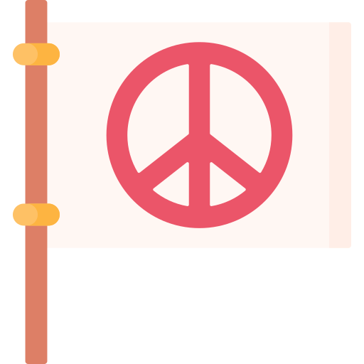 vredesvlag Special Flat icoon