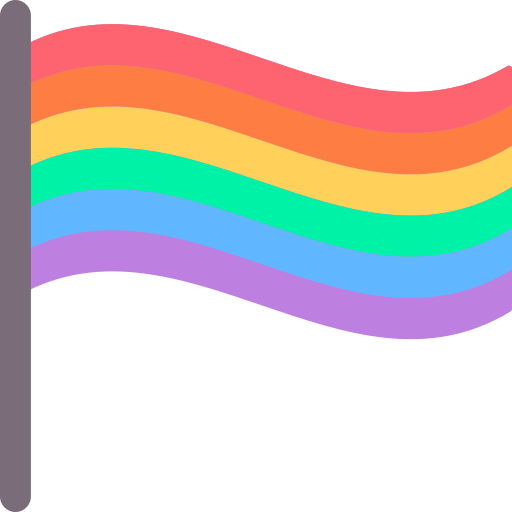regenbogenfahne Special Flat icon