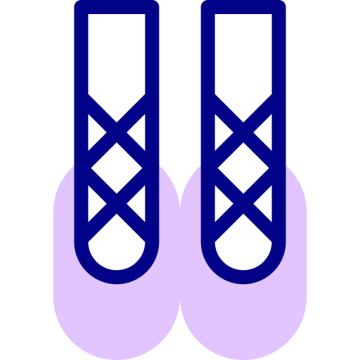 scarpe da ballo Detailed Mixed Lineal color icona