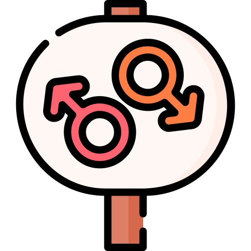 Гендерный символ Special Lineal color иконка