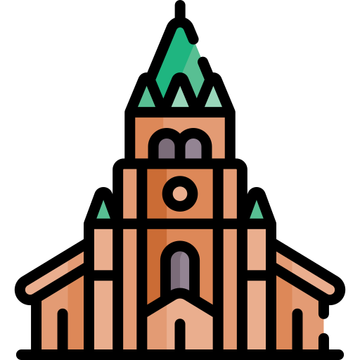 katedra myeongdong Special Lineal color ikona