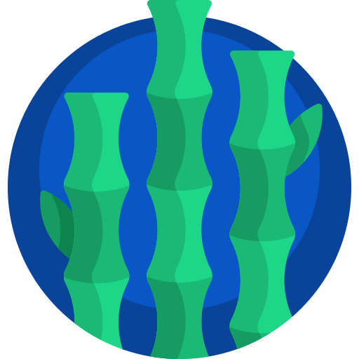 대나무 Detailed Flat Circular Flat icon