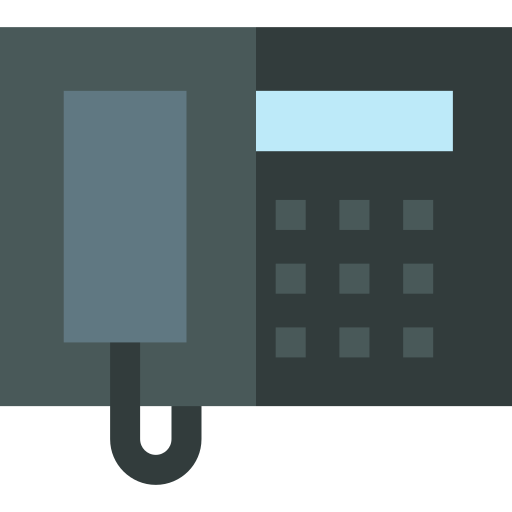 telefon Basic Straight Flat ikona