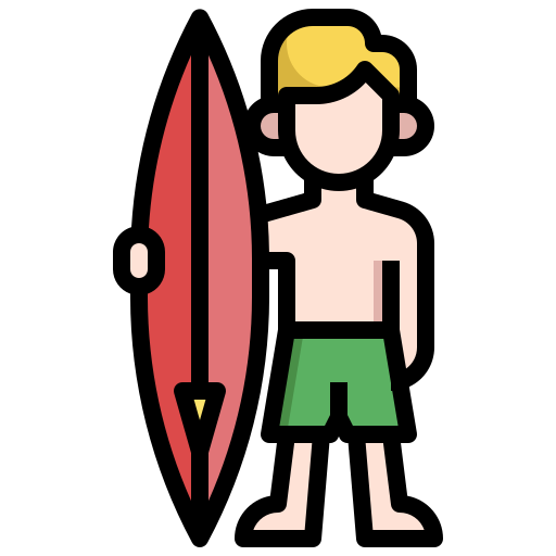 Серфинг Surang Lineal Color иконка