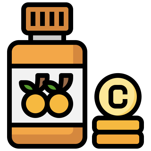 vitamin c Surang Lineal Color icon