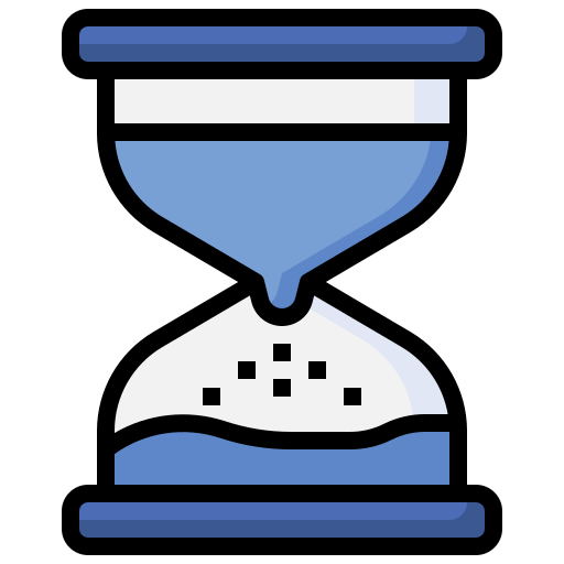 Hourglass Surang Lineal Color icon