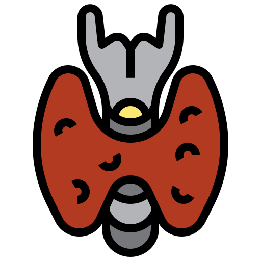 Thyroid Surang Lineal Color icon