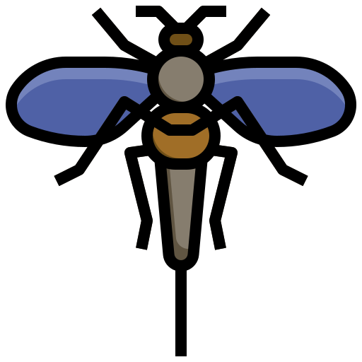 mosca de fruta Surang Lineal Color Ícone