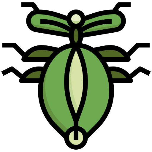 owad liściasty Surang Lineal Color ikona