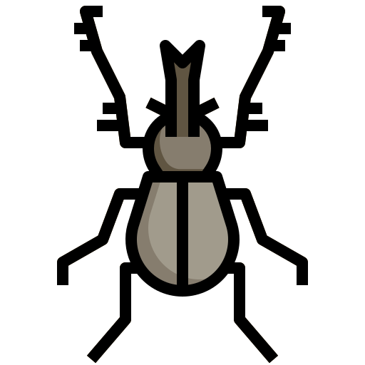 Bug Surang Lineal Color icon