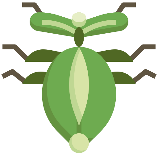 잎 곤충 Surang Flat icon