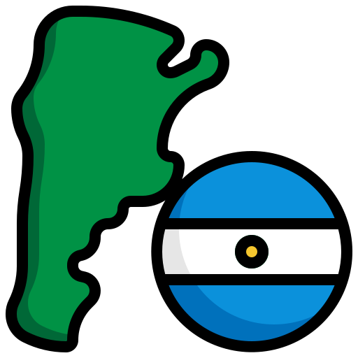 アルゼンチン Surang Lineal Color icon