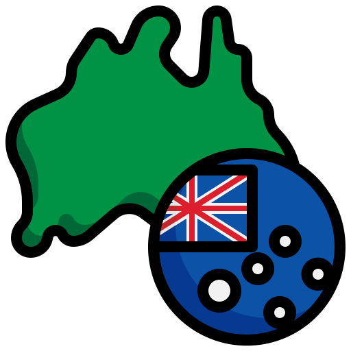 Australia Surang Lineal Color icon