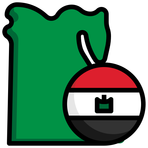 Ägypten Surang Lineal Color icon