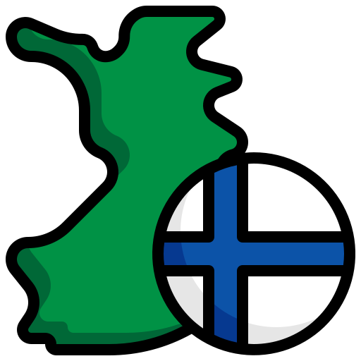 finlandia Surang Lineal Color icona