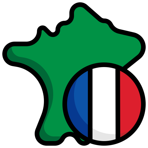 francia Surang Lineal Color icono