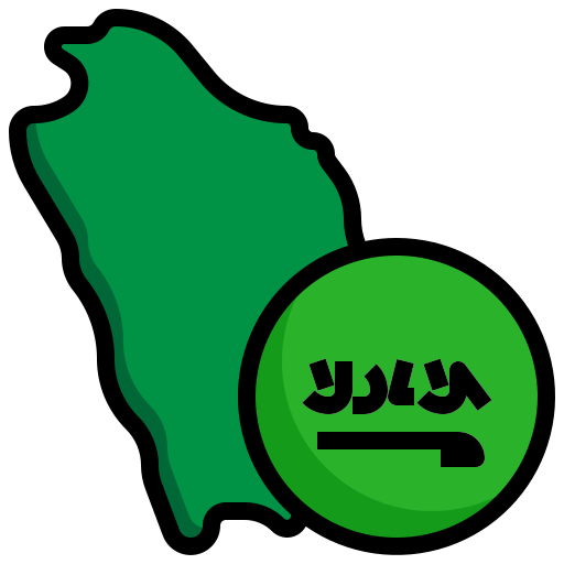 arabia saudita Surang Lineal Color icono