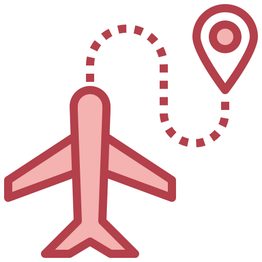 Airplane Surang Red icon