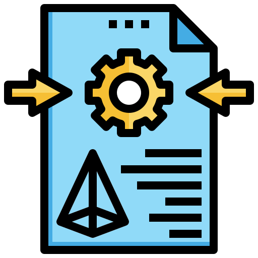 File Surang Lineal Color icon