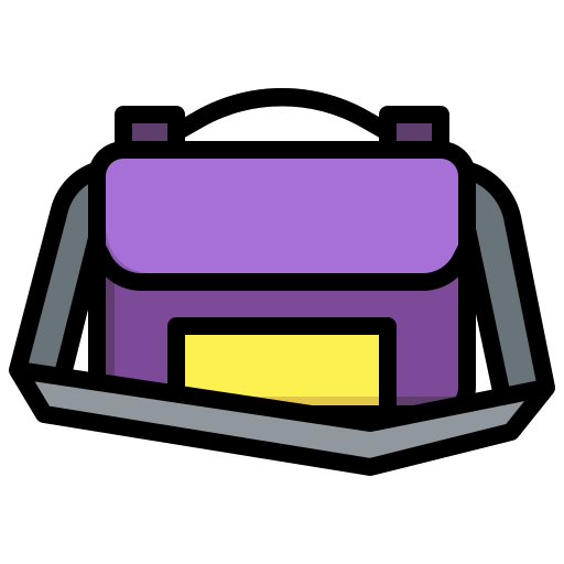 bolsa de mensajero Surang Lineal Color icono