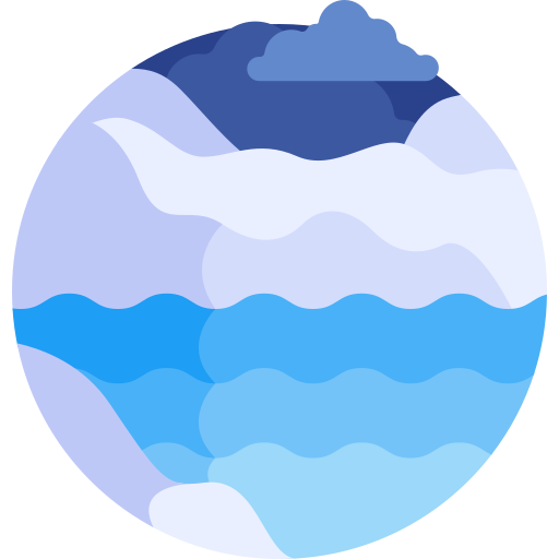 Перито Морено Detailed Flat Circular Flat иконка