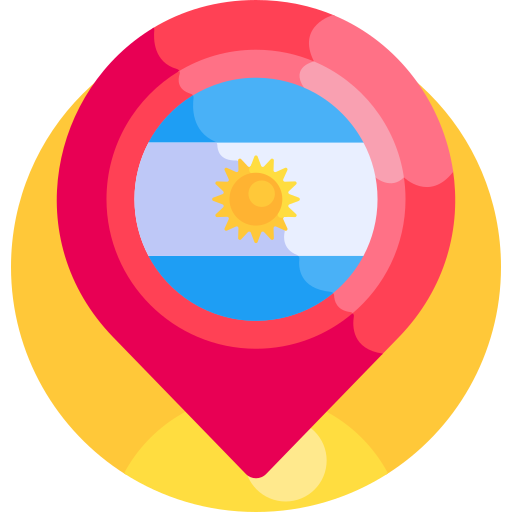 argentyna Detailed Flat Circular Flat ikona