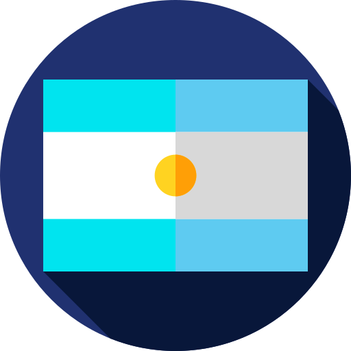 bandeira Flat Circular Flat Ícone