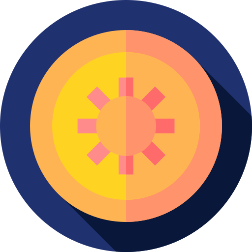 peso Flat Circular Flat ikona