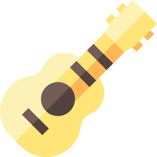 gitarre Basic Straight Flat icon