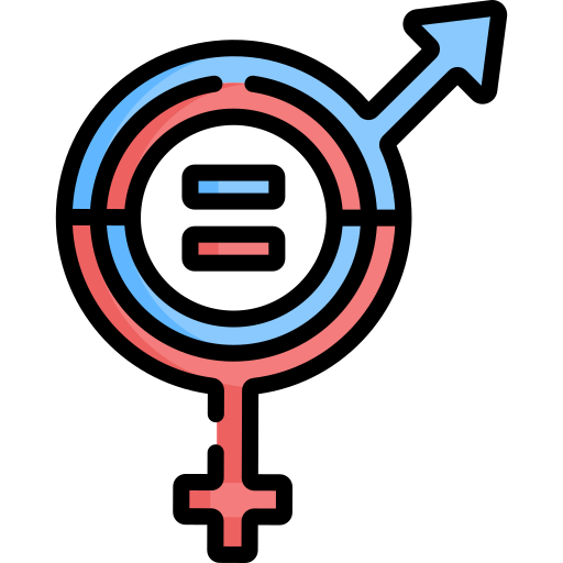 남녀 평등 Special Lineal color icon