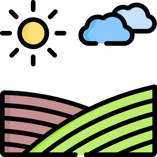 campo Special Lineal color icono