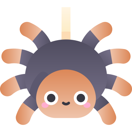 tarantula Kawaii Star Gradient icoon