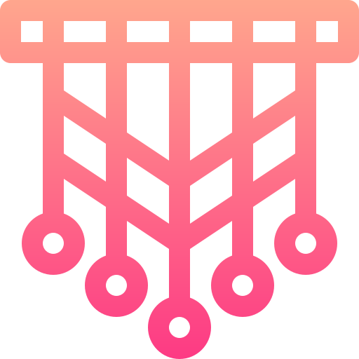 Macrame Basic Gradient Lineal color icon