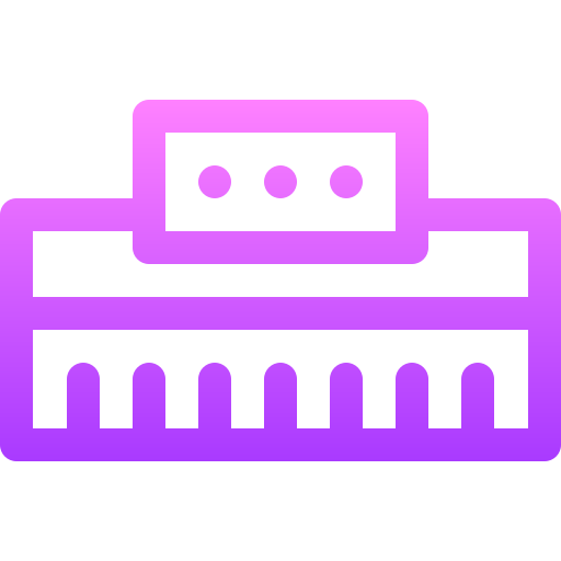 klawiatura Basic Gradient Lineal color ikona