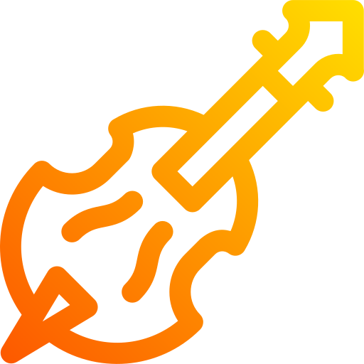 violine Basic Gradient Lineal color icon