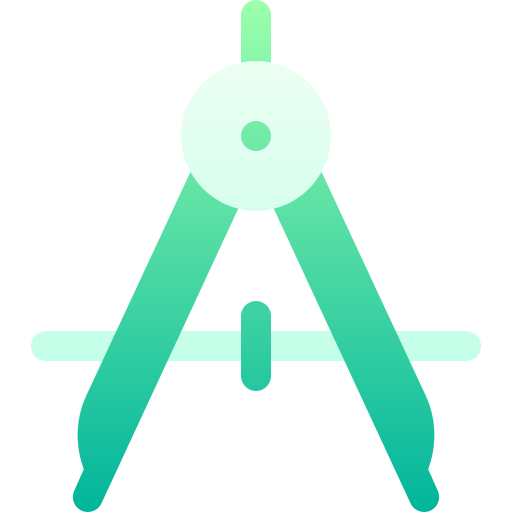 方位磁針 Basic Gradient Gradient icon