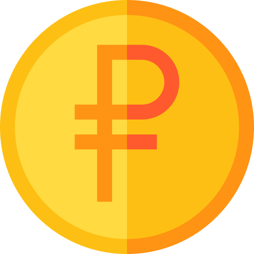 Ruble Basic Straight Flat icon