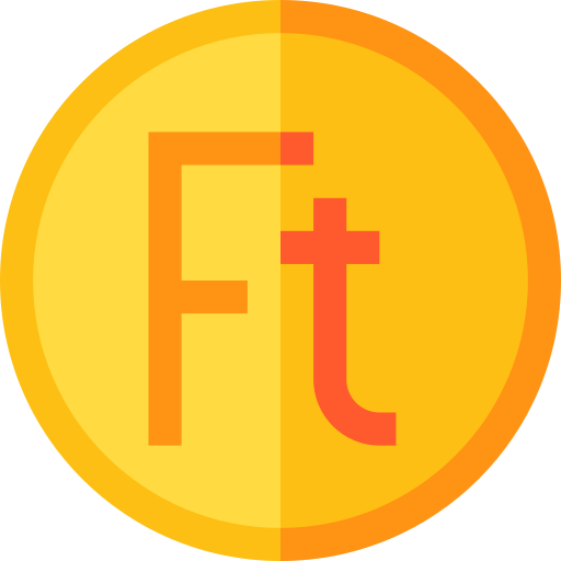 forint Basic Straight Flat icoon