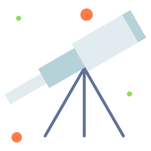 telescópio Generic Flat Ícone
