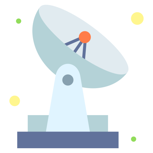 Satellite dish Generic Flat icon