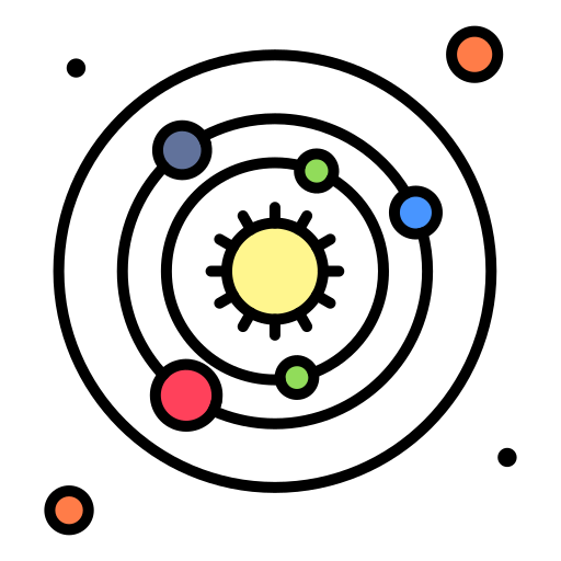 Космос Generic Outline Color иконка