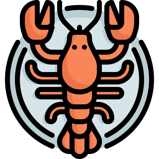Lobster Generic Outline Color icon