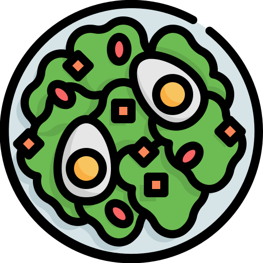 Salad Generic Outline Color icon