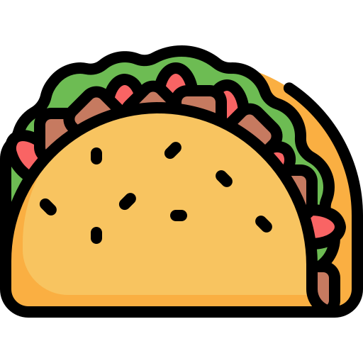 Tacos Generic Outline Color icon