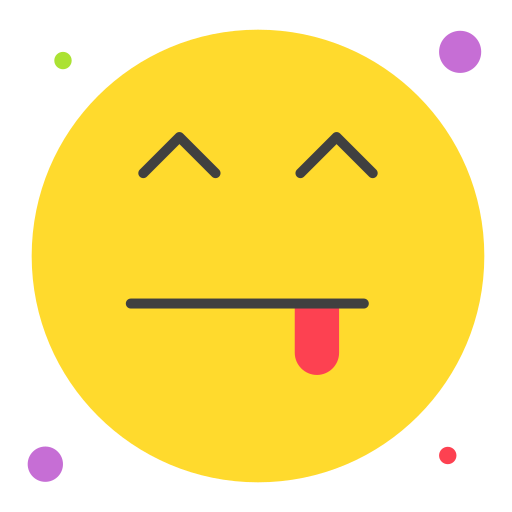 Tongue out Generic Flat icon