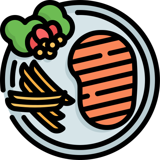 steak Generic Outline Color icon