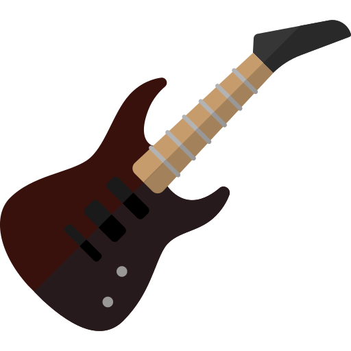 guitarra electrica Generic Flat icono